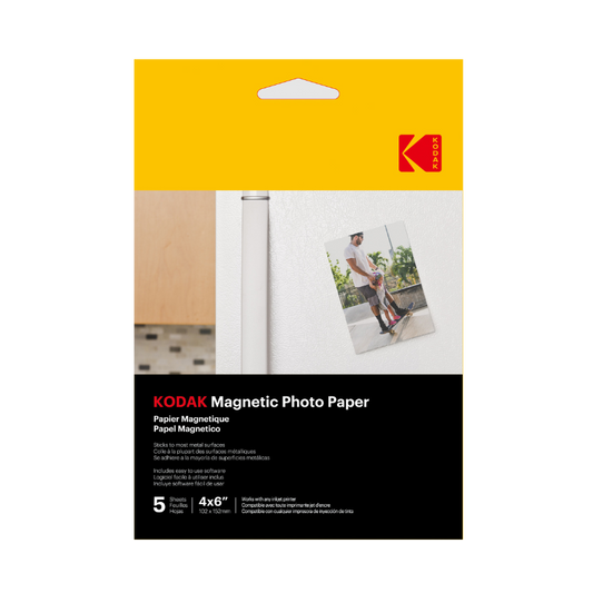 Papier magnetyczny błyszczący Kodak 690 g/m2 / 4R / 10x15cm / 5 szt / 351062 - zdjęcie 2