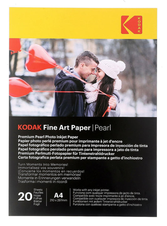 Papier fotograficzny Kodak Fine Art Paper Pearl 240 g/m2 / A4 / 21x29,7cm / 20 szt / 891724 - zdjęcie 2