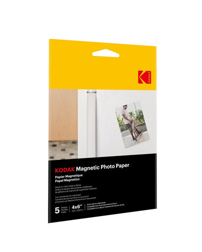Papier magnetyczny błyszczący Kodak 690 g/m2 / 4R / 10x15cm / 5 szt / 351062 - zdjęcie 3