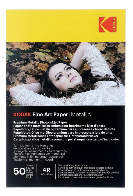Papier fotograficzny Kodak Fine Art Paper Metallic 240 g/m2 / 4R / 10x15cm / 50 szt / 891723 - zdjęcie 2