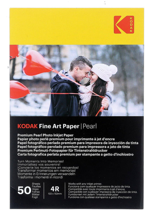 Papier fotograficzny Kodak Fine Art Paper Pearl 240 g/m2 / 4R / 10x15cm / 50 szt / 891725 - zdjęcie 2