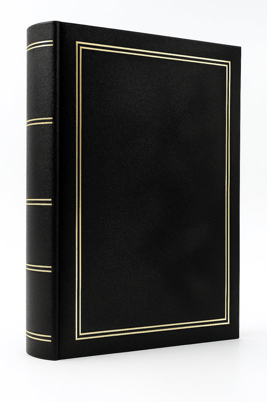 Album kieszeniowy szyty 10x15 cm 100 zdjęć B46100/2SC-BLACK - zdjęcie 2