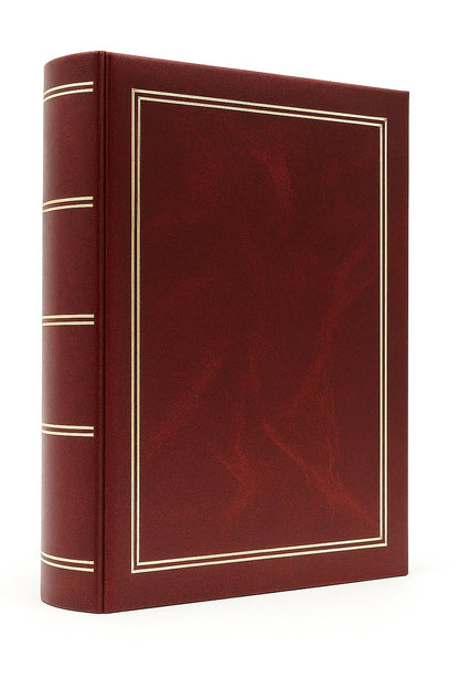 Album kieszeniowy szyty 10x15 cm 50 zdjęć B4650SC-BURGUNDY - zdjęcie 2