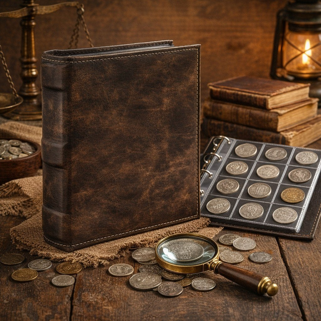 Album na monety bez wkładów foliowych 17x21cm CA21 HERA-2 - zdjęcie 2