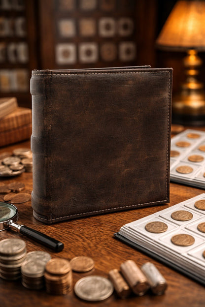 Album na monety bez wkładów foliowych 17x21cm CA21 HERA-2 - zdjęcie 3