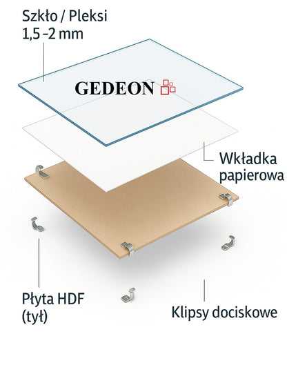 Antyrama pleksi 25x35 CFP2535 GEDEON - zdjęcie 4