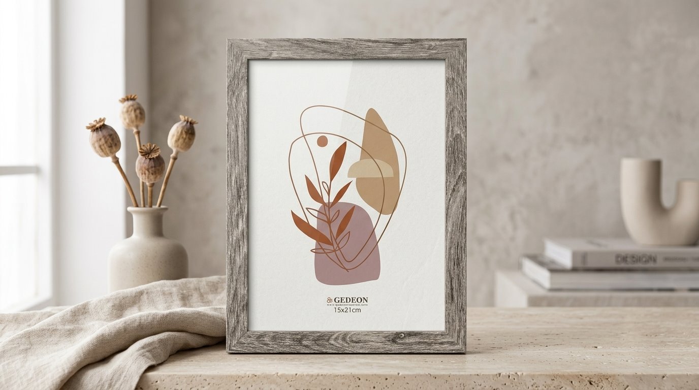 Ramka 30x40cm drewniana z pleksą D2630P (15x9mm)