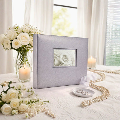 Album tradycyjny szyty 32x24 cm 60 stron DBCH30LOVESILVER - zdjęcie 2