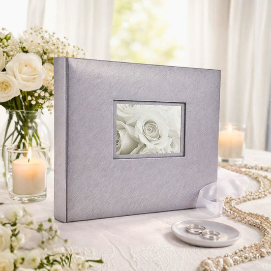 Album tradycyjny szyty 32x24 cm 60 stron DBCH30LOVESILVERB