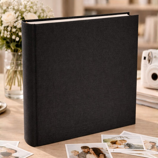 Album tradycyjny szyty 29x32 cm 60 stron DBCL30LINENBLACK