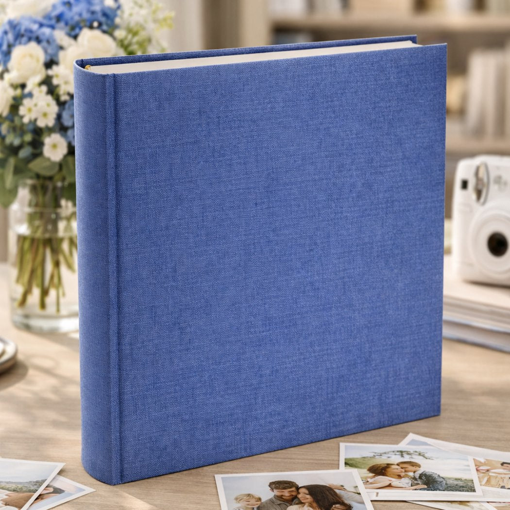 Album tradycyjny szyty 29x32 cm 60 stron DBCL30LINENBLUE
