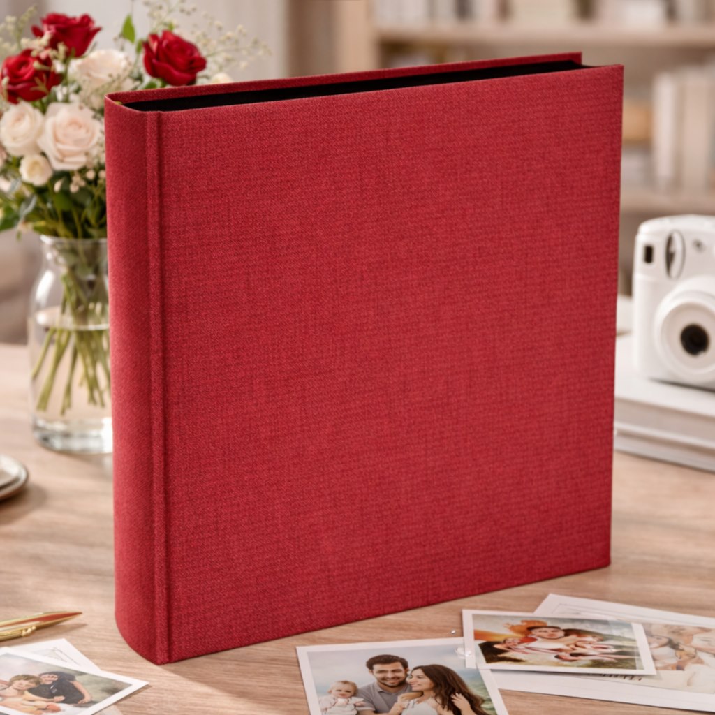 Album tradycyjny szyty 29x32 cm 60 stron DBCL30LINENMAGENTAB