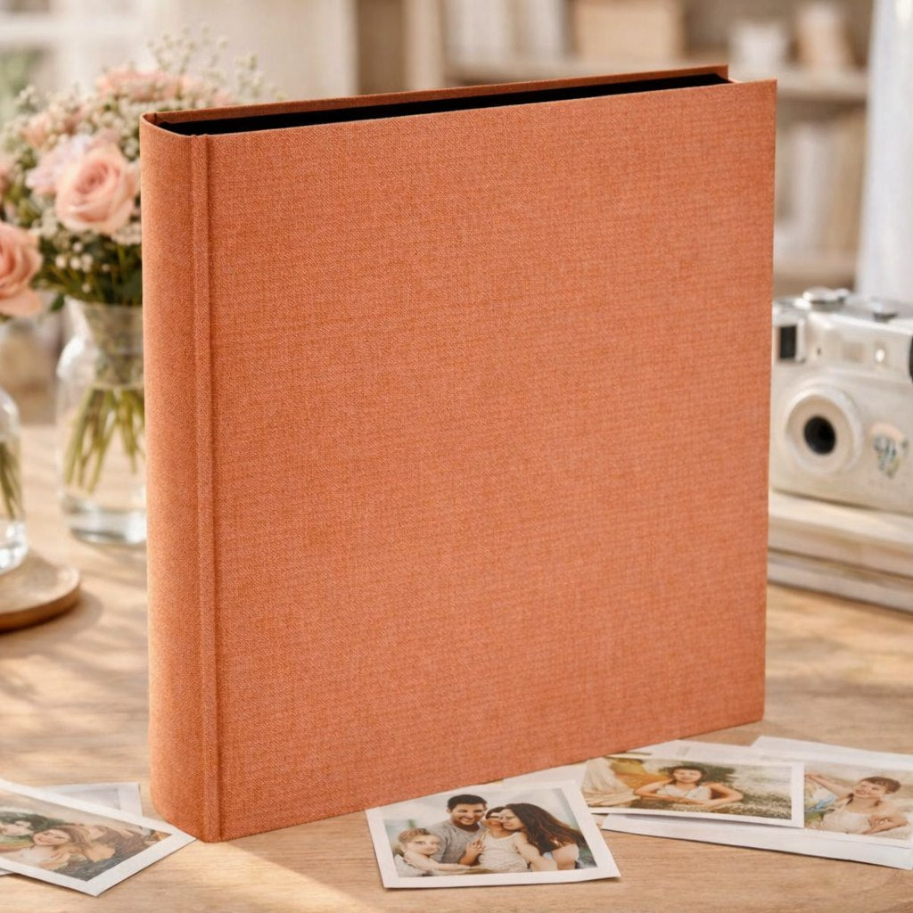 Album tradycyjny szyty 29x32 cm 60 stron DBCL30LINENNUTMEGB