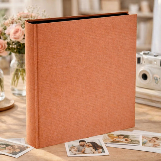 Album tradycyjny szyty 29x32 cm 60 stron DBCL30LINENNUTMEGB