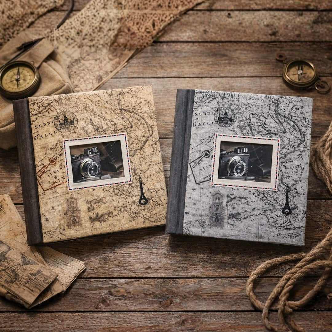Album tradycyjny szyty 29x32 cm 60 stron DBCL30TRAVEL4B