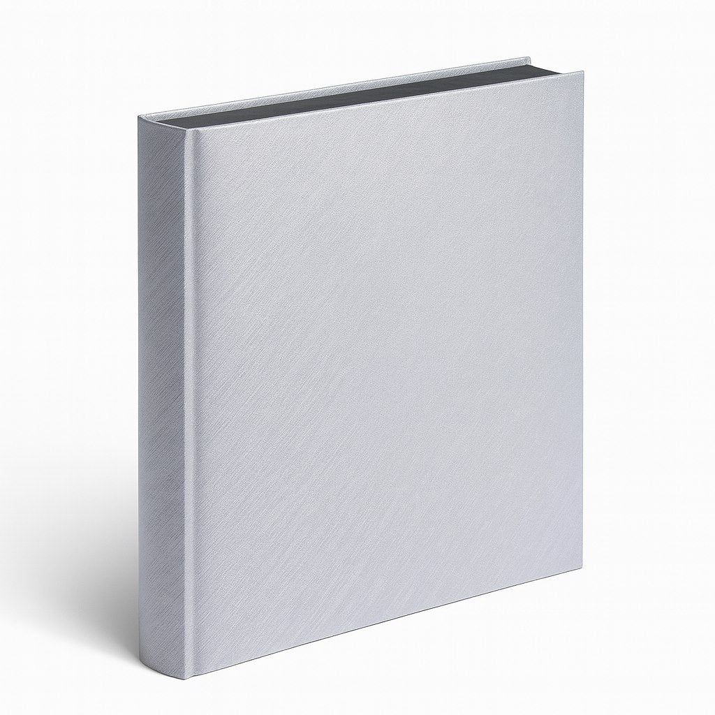 Album tradycyjny szyty 29x32 cm 100 stron DBCL50CLEANSILVERB - zdjęcie 4