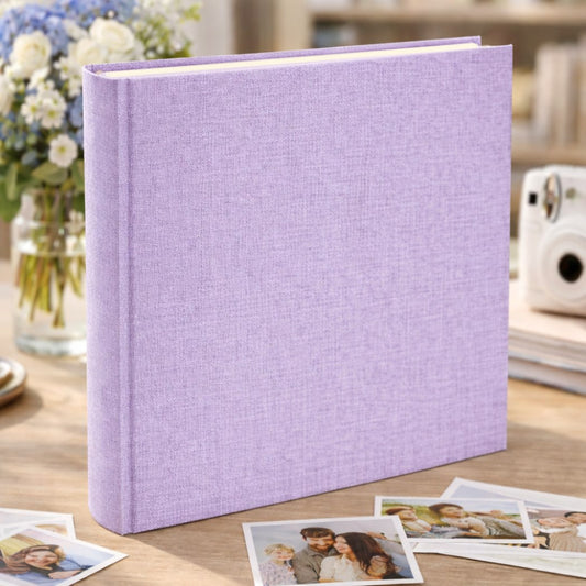 Album tradycyjny szyty 29x32 cm 100 stron DBCL50LINENLAVENDER