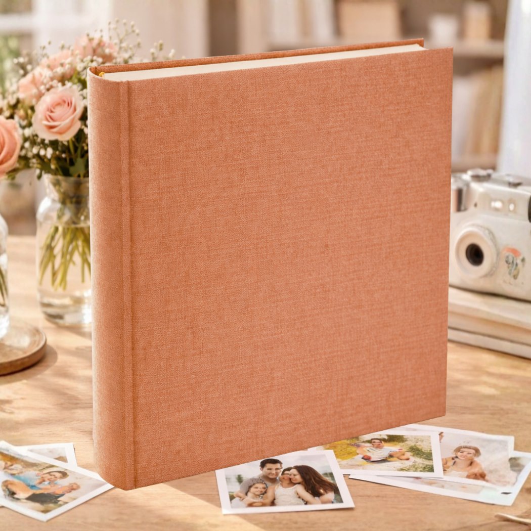 Album tradycyjny szyty 29x32 cm 100 stron DBCL50LINENNUTMEG