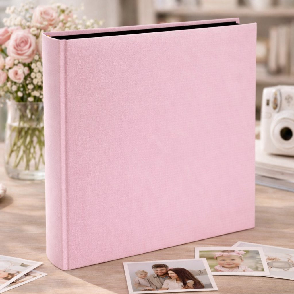 Album tradycyjny szyty 29x32 cm 100 stron DBCL50LINENPEONYB