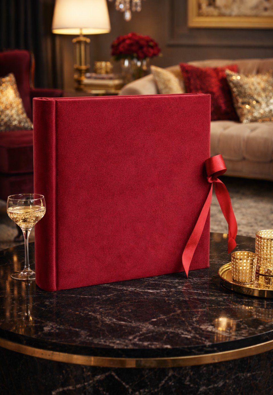 Album tradycyjny szyty 29x32 cm 100 stron DBCL50VELVETRUBY