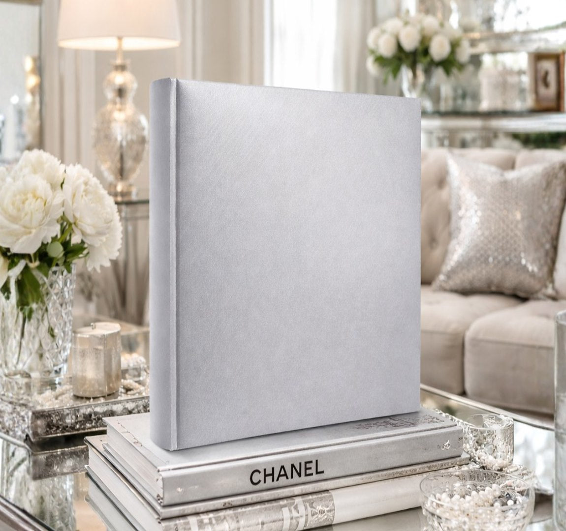 Album tradycyjny szyty 24x29 cm 40 stron DBCS20CLEANSILVERB