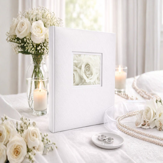 Album tradycyjny szyty 24x29 cm 40 stron DBCS20LOVEWHITE