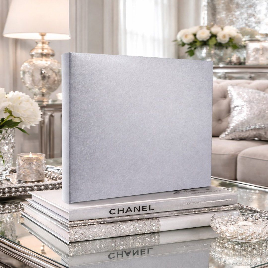 Album tradycyjny szyty 29x24 cm 40 stron DBCSH20CLEANSILVERB