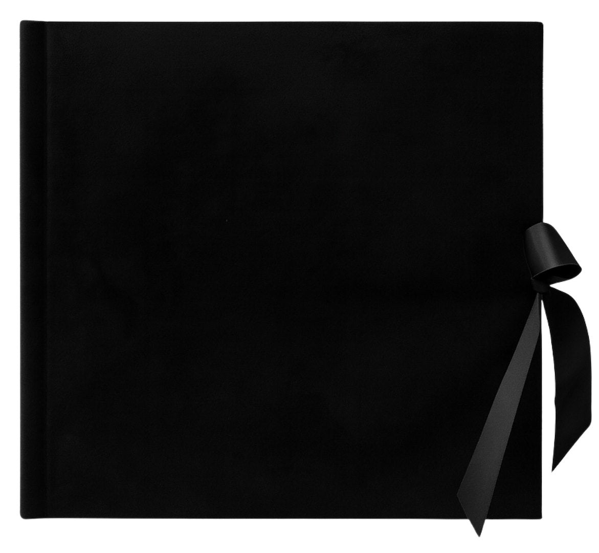 Album tradycyjny szyty 25x25 cm 40 stron DBCSS20VELVETONYXB - zdjęcie 2
