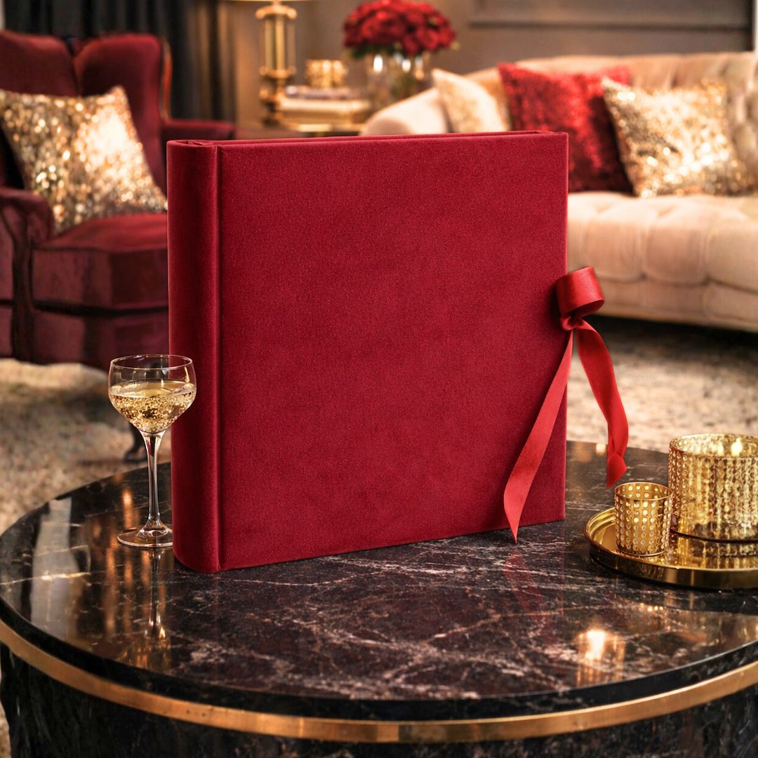 Album tradycyjny szyty 25x25 cm 40 stron DBCSS20VELVETRUBY