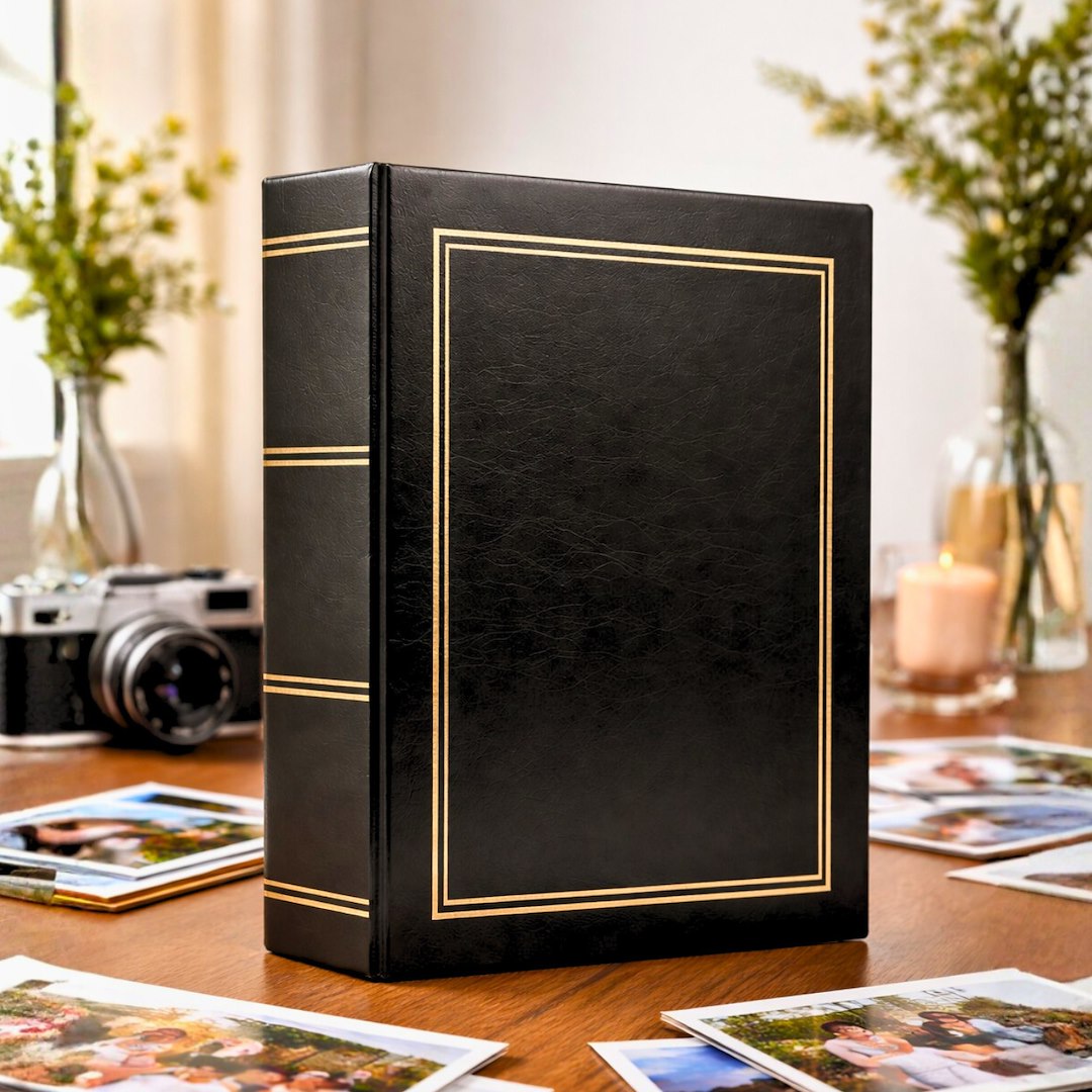 Album kieszeniowy klejony 10x15 cm 100 zdjęć DPH46100C-BLACK