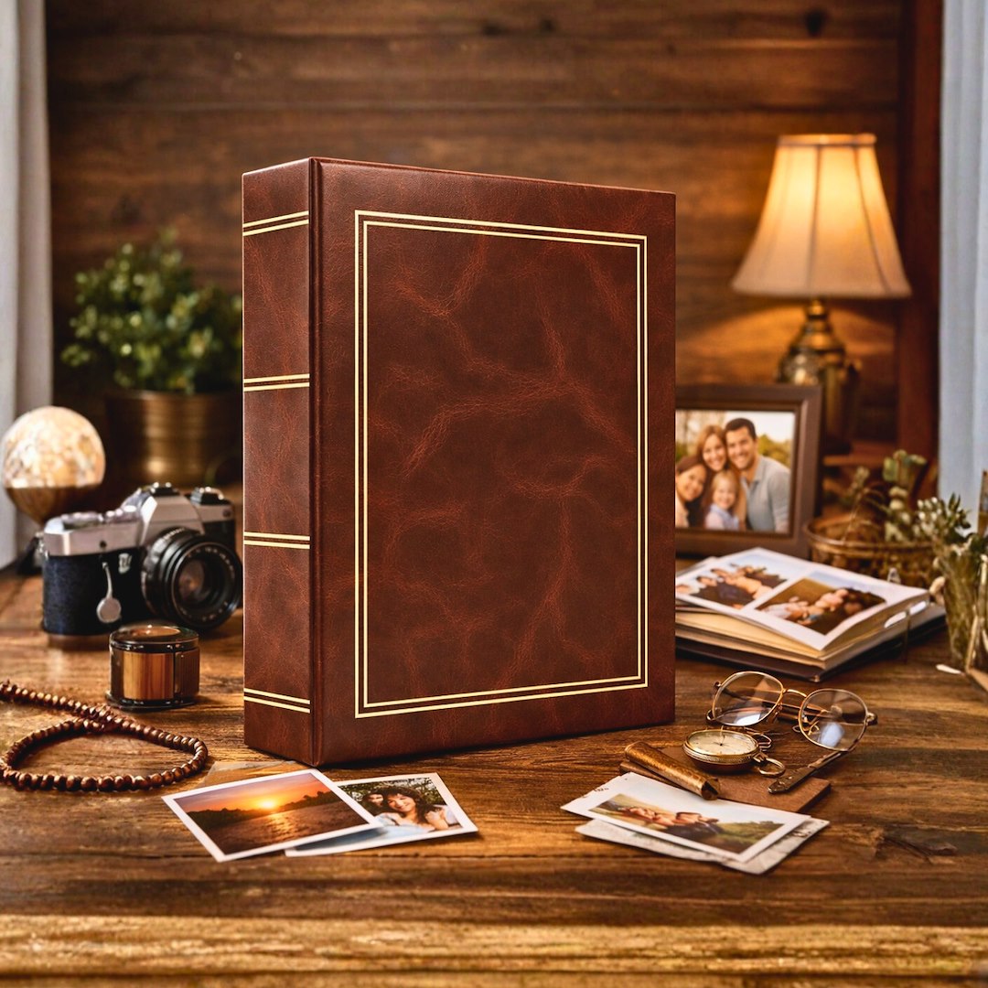 Album kieszeniowy klejony 10x15 cm 100 zdjęć DPH46100C-BROWN