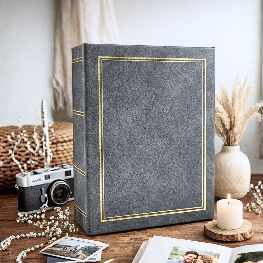 Album kieszeniowy klejony 10x15 cm 100 zdjęć DPH46100C-GREY