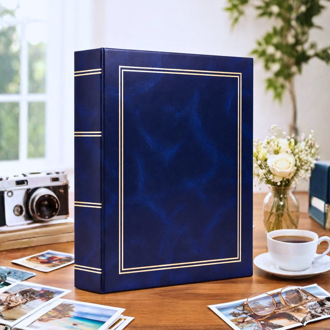 Album kieszeniowy klejony 10x15 cm 304 zdjęć DPH46304/2C-BLUE