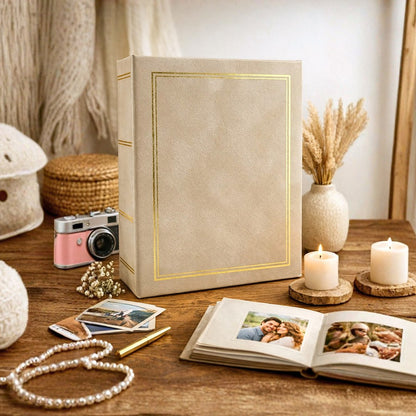 Album kieszeniowy klejony 10x15 cm 304 zdjęć DPH46304/2C-IVORY