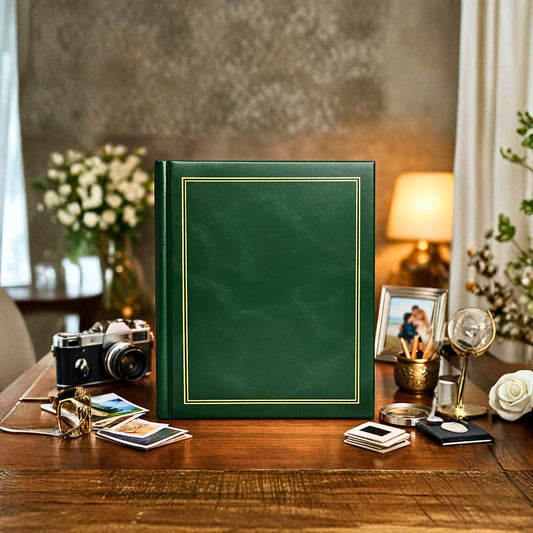 Album samoprzylepny spirala 23x28 cm 40 stron DRS20C-GREEN - zdjęcie 2