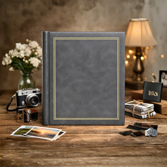 Album samoprzylepny spirala 23x28 cm 40 stron DRS20C-GREY - zdjęcie 2