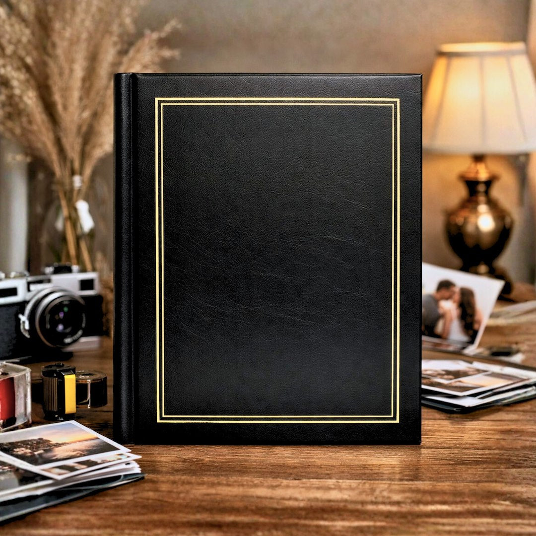 Album samoprzylepny spirala 23x28 cm 60 stron DRS30C-BLACK