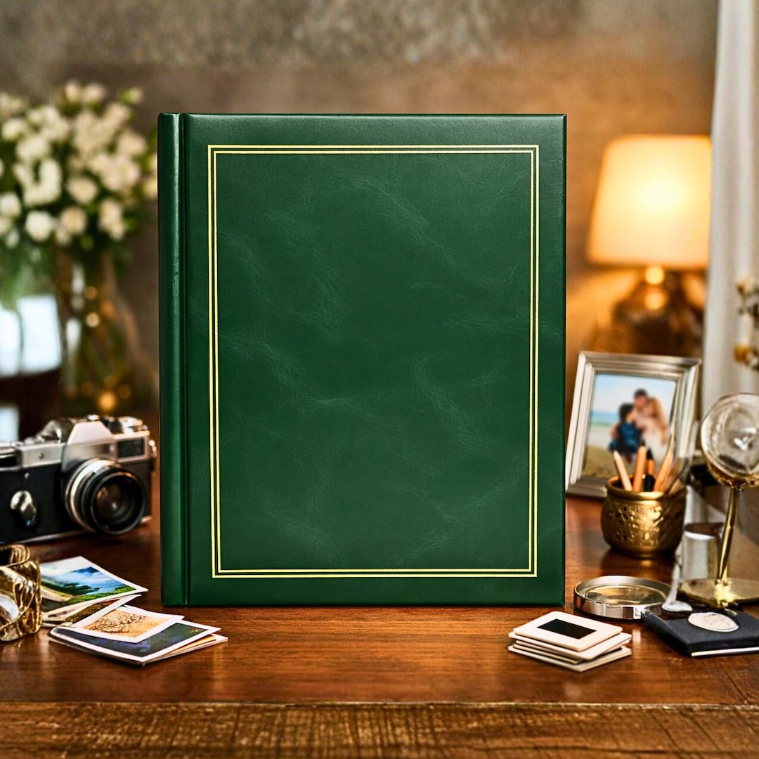 Album samoprzylepny spirala 23x28 cm 60 stron DRS30C-GREEN