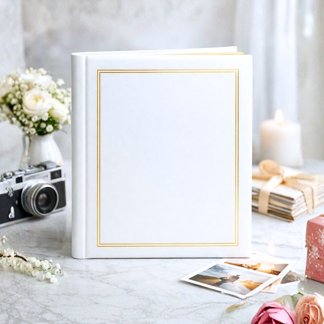 Album samoprzylepny spirala 23x28 cm 60 stron DRS30C-WHITE