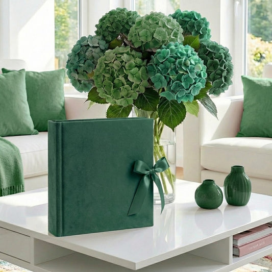 Album kieszeniowy szyty 10x15 cm 100 zdjęć KD46100VELVETEMERALD