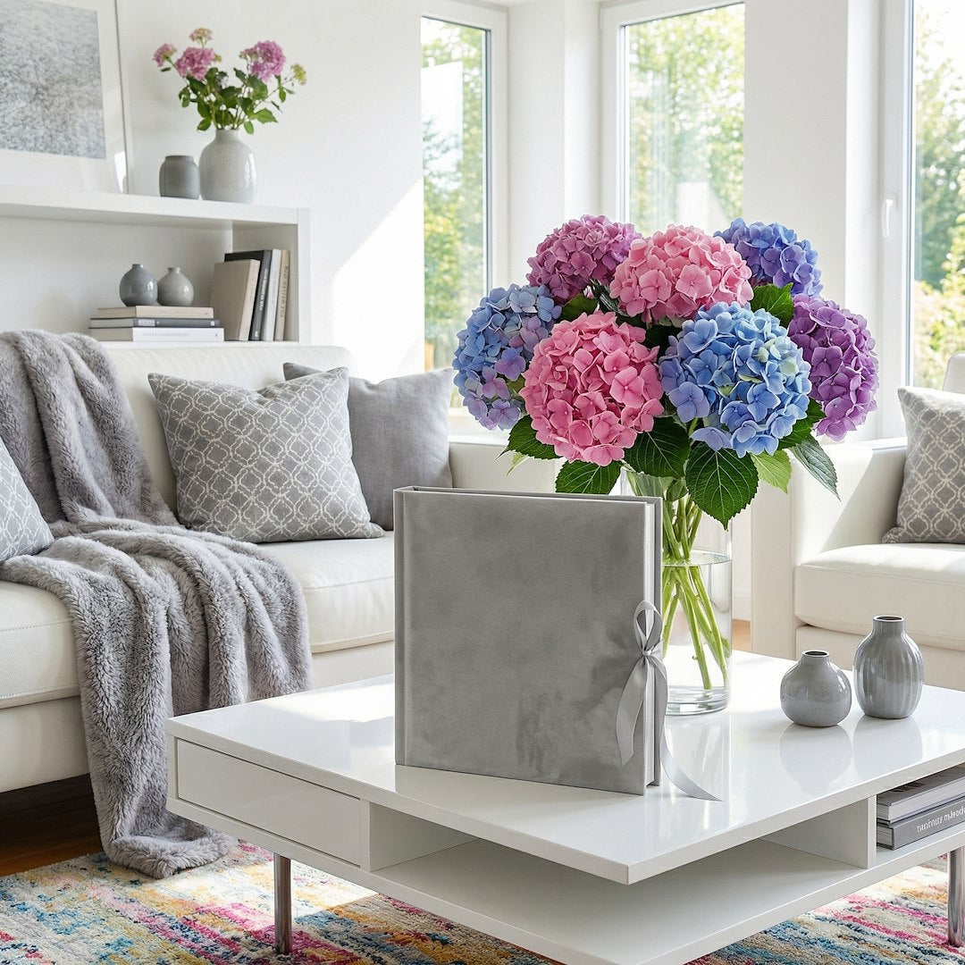 Album kieszeniowy szyty 10x15 cm 100 zdjęć KD46100VELVETMIST