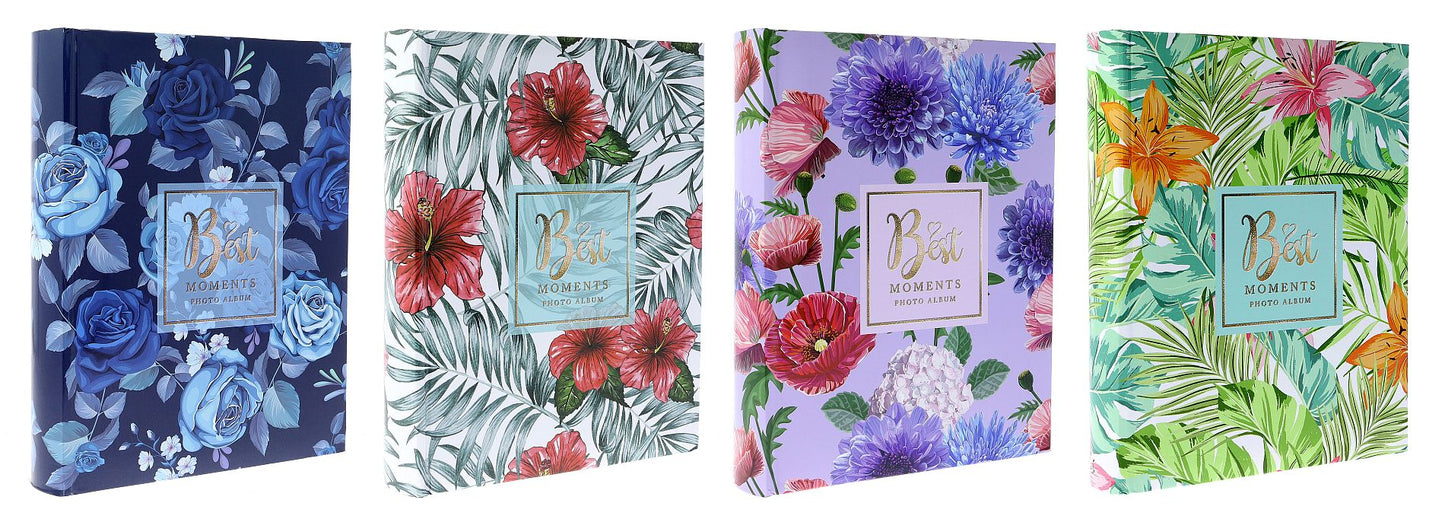 Album kieszeniowy szyty 10x15 cm 200 zdjęć KD46200FLOWER10