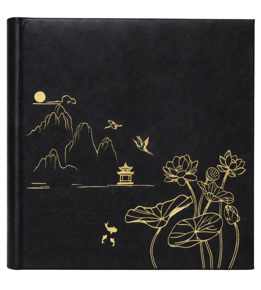 Album kieszeniowy szyty 10x15 cm 200 zdjęć KD46200LOTUS-BLACK