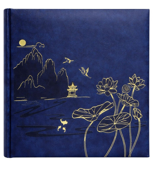 Album kieszeniowy szyty 10x15 cm 200 zdjęć KD46200LOTUS-BLUE