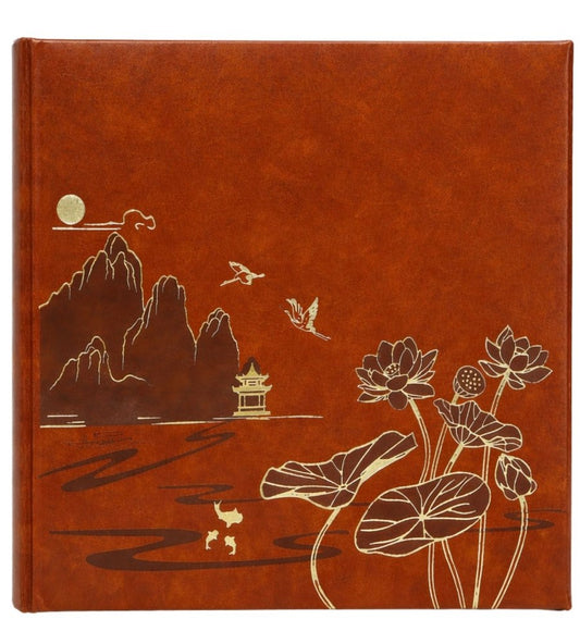 Album kieszeniowy szyty 10x15 cm 200 zdjęć KD46200LOTUS-BROWN