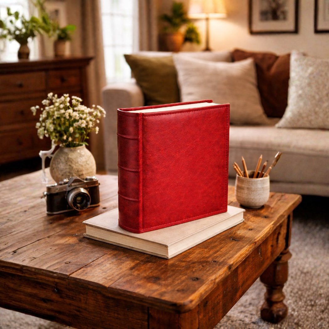 Album kieszeniowy szyty 10x15 cm 200 zdjęć KD46200ROYALRED