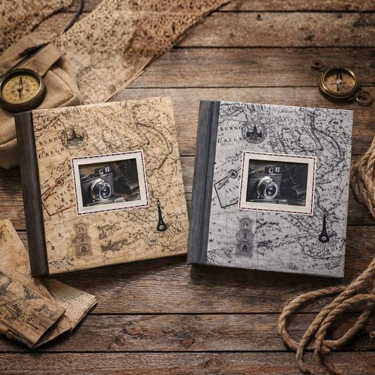 Album kieszeniowy szyty 10x15 cm 200 zdjęć KD46200TRAVEL4