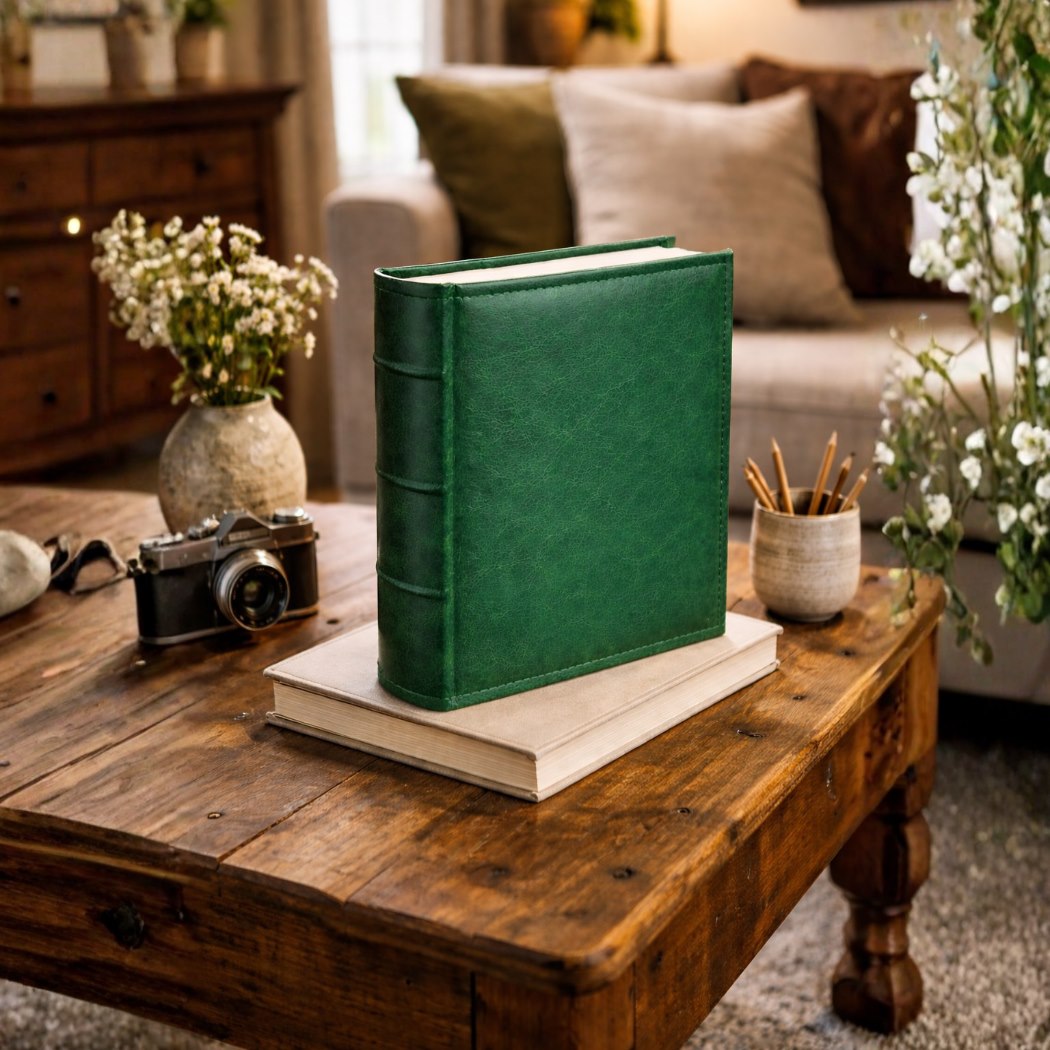 Album kieszeniowy szyty 10x15 cm 300 zdjęć KD46300/2ROYALGREEN