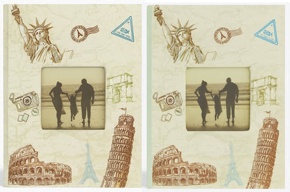 Album kieszeniowy szyty 10x15 cm 300 zdjęć KD46300/2TRAVEL5 - zdjęcie 3
