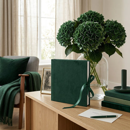 Album kieszeniowy szyty 10x15 cm 50 zdjęć KD4650VELVETEMERALD